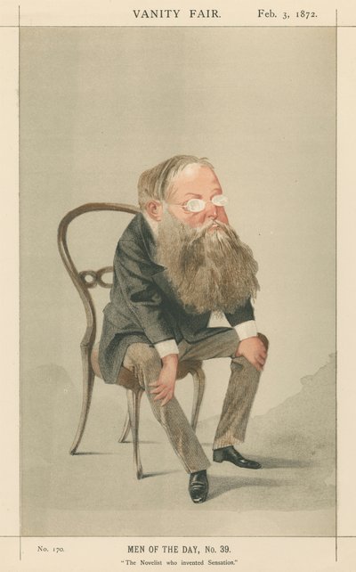De Romanschrijver die Sensatie Uitvond, Wilkie Collins (Vanity Fair serie) door Adriano Cecioni