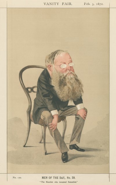 De Romanschrijver die Sensatie Uitvond, Wilkie Collins (Vanity Fair serie) door Adriano Cecioni
