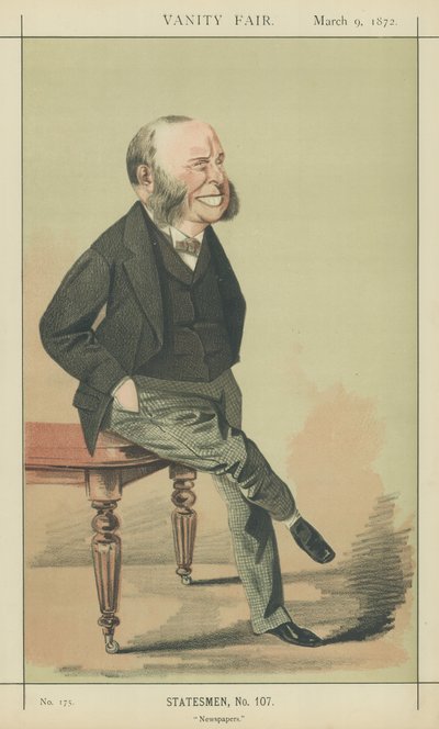 W H Smith (kleurenlitho) door Adriano Cecioni