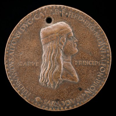 Ferdinand II van Aragon, overleden 1496, Prins van Capua en Koning van Napels door Adriano Fiorentino