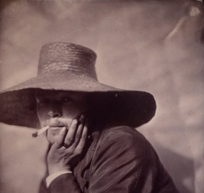 [Zelfportret], ca. 1855 door Adrien Alban Tournachon