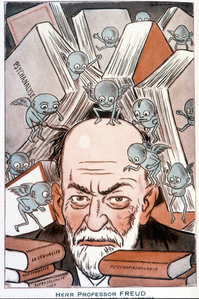 Cartoon door Sigmund Freud 
