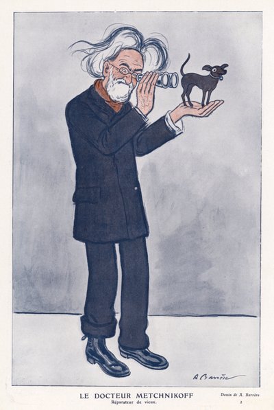 Elie Metchnikoff, Russische zoöloog door Adrien Barrere