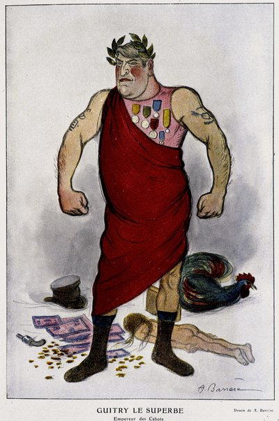 Guitry de Schitterende, Keizer van Cabots. Komiek, toneelschrijver en regisseur van de Franse cinema - in 