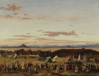 De Inname van Setif tijdens de Verovering van Algerije, 21 oktober 1839 door Adrien Dauzats