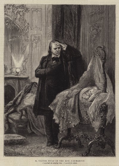 Illustratie voor De Geschiedenis van een Misdaad, door Victor Hugo door Adrien Emmanuel Marie