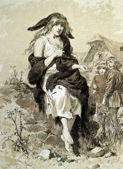 Ezelsvel - in "De Sprookjes" door Charles Perrault, illustraties door Adrien Marie door Adrien Emmanuel Marie