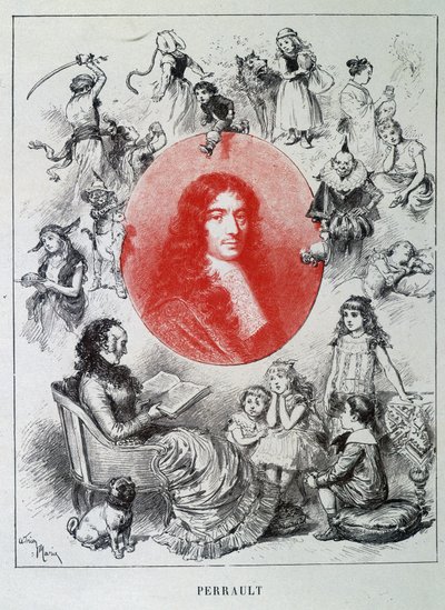 Portret van Charles Perrault - in 