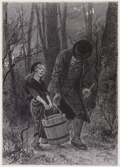 Vervulling van de belofte aan de dode vrouw door Adrien Marie