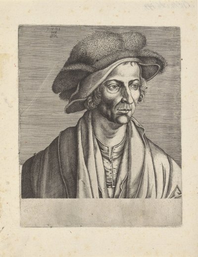Portret van Joachim Patinier door Egidius  Sadeler (II)