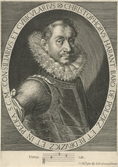 Portret van de componist Krystof Harant 1564-1621 door Aegidius Sadeler or Saedeler