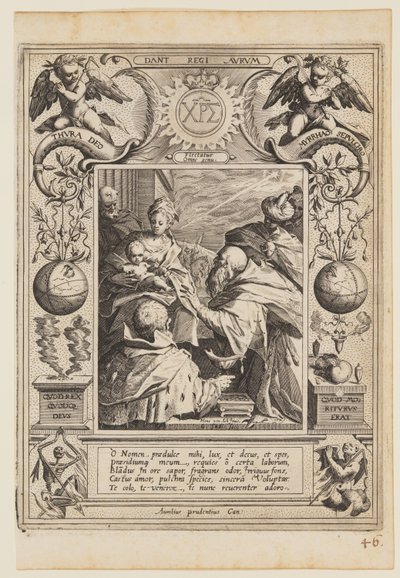 Aanbidding van de Wijzen door Aegidius Sadeler II
