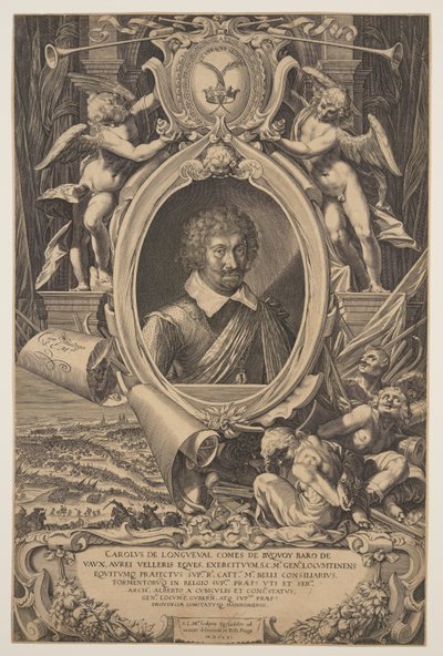 Charles Bonaventure de Longueval door Aegidius Sadeler II