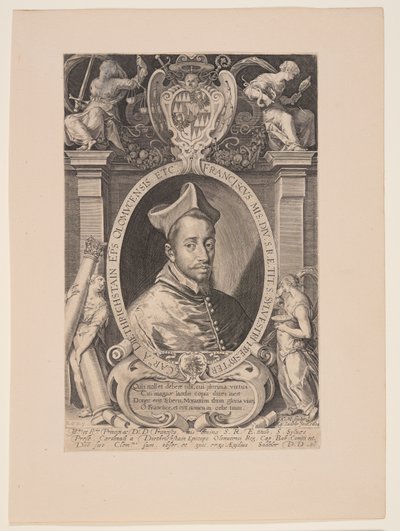 Franz von Dietrichstein, bisschop van Olmütz door Aegidius Sadeler II