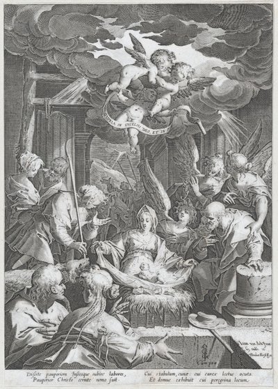 Geboorte door Aegidius Sadeler II
