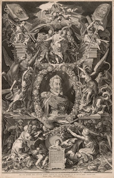 Portret van keizer Matthias door Aegidius Sadeler II