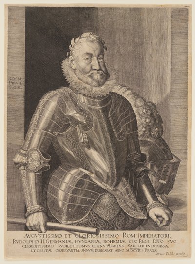 Rudolph II, Heilige Roomse Keizer door Aegidius Sadeler II