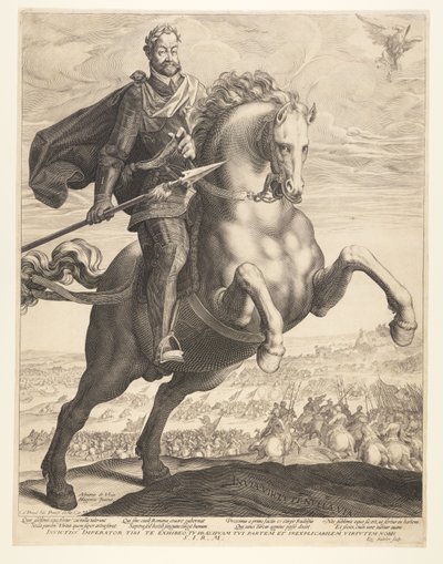Rudolph II te paard door Aegidius Sadeler II