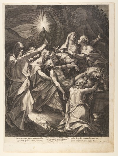 De Graflegging door Aegidius Sadeler II