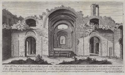 Thermen van Diocletianus, Rome door Aegidius Sadeler or Saedeler