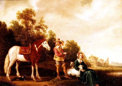 Granida en Daifilo door Aelbert (school of) Cuyp