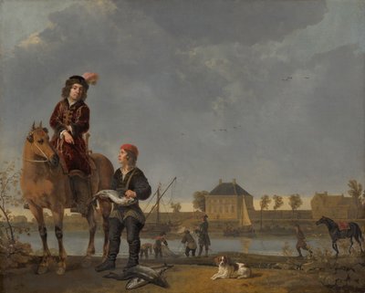 Ruiterportret van Pieter de Roovere door Aelbert Cuyp
