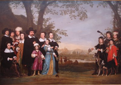 Portret van de familie Sam door Aelbert Cuyp