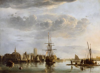 Gezicht op Dordrecht, c.1652-53 door Aelbert Cuyp