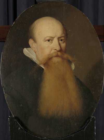 Portret van een man door Aelbert Jansz. van der Schoor