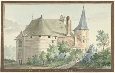 Het kasteel te Wouw door Aert Schouman