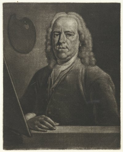 Portret van Gerard Hoet door Aert Schouman