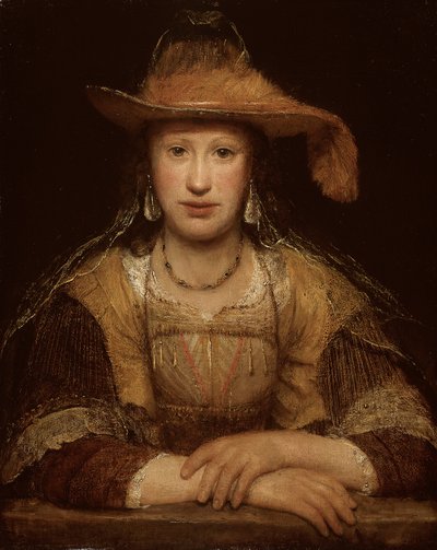 Portret van een Jonge Vrouw, c.1690 door Aernt de Gelder