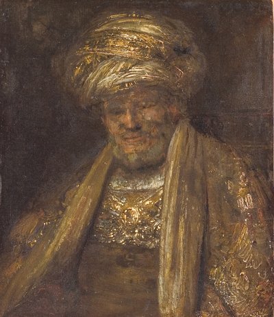 Portret van een Oosterse Man door Aernt de Gelder