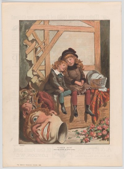 Uitgeput, uit The Graphic Christmas nummer, 7 december 1885 door After Adrien Emmanuel Marie.