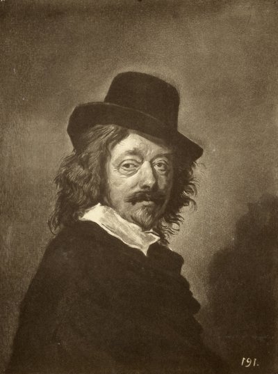 Portret van Frans Hals (1582/83-1666) door After Frans Hals