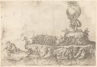 De vlot van de zon door After Jacques Callot
