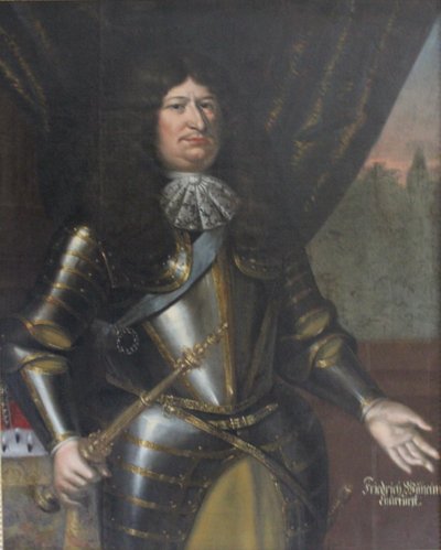 Portret van Frederik Willem van Brandenburg door After Jan de Baen