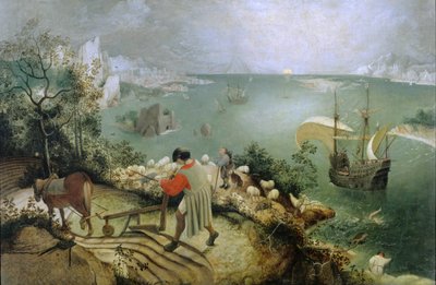 Landschap met de val van Icarus door After Pieter Brueghel the Elder