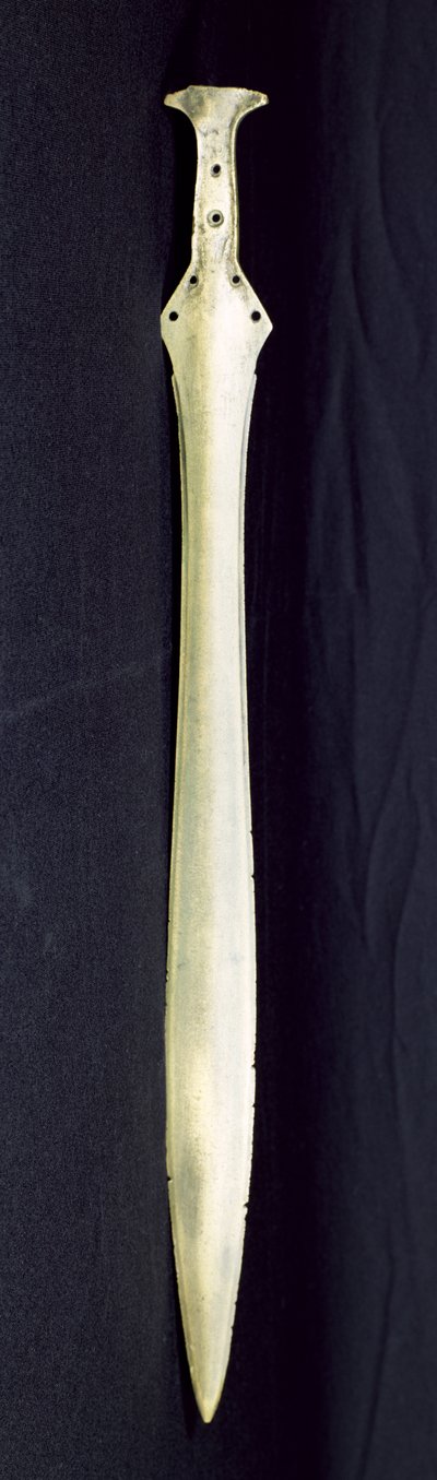 Laat Bronstijd zwaard uit Ewart Park, Northumberland door Age Bronze