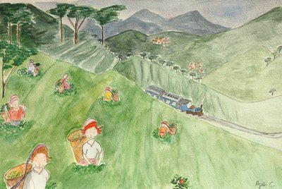 De reis, Darjeeling door Agnes Girardon