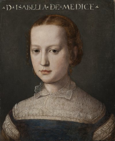 Isabella de Medici, ca. 1555 door Agnolo Bronzino