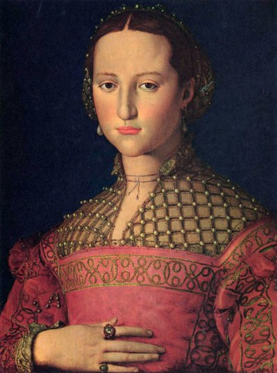 Portret van Eleonora van Toledo 1522-1562, vrouw van groothertog Cosimo I de