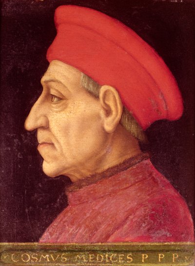 Postuum portret van Cosimo di Giovanni de Medici, c.1565-69 door Agnolo Bronzino
