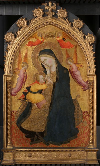 Madonna van nederigheid door Agnolo Gaddi (circle of)