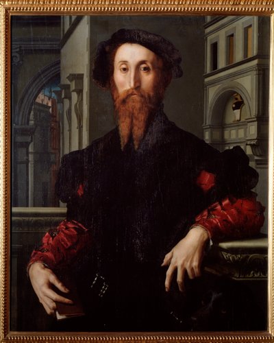 Portret van Bartolomeo Panciatichi, Florentijnse humanist en politicus door Agnolo Bronzino