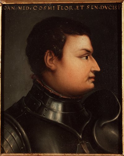 Portret van Jean de Medici, bekend als Giovanni dalle Bande Nere door Agnolo Bronzino