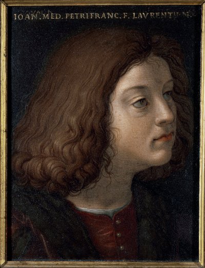 Portret van Giovanni de Medici il Popolano door Agnolo Bronzino