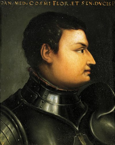 Portret van Lodovico de Medici, ook bekend als Giovanni dalle Bande Nere door Agnolo Bronzino