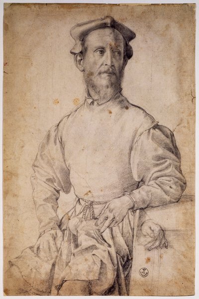 Portret van Pontormo door Agnolo Bronzino