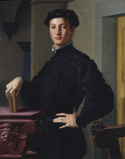 Portret van een jonge man, c.1530 door Agnolo Bronzino